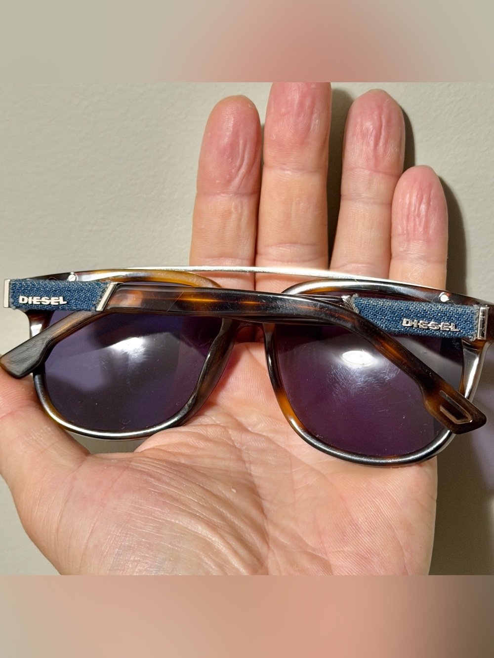 Vintage Diesel Rare Denim Sunglasses